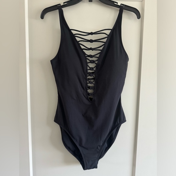 Bleu by Rod Beattie Kore Lace Up One Piece Swimsuit - Picture 5 of 7